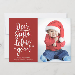 Definieren Sie "Good Foto Holiday Card" Feiertagskarte
