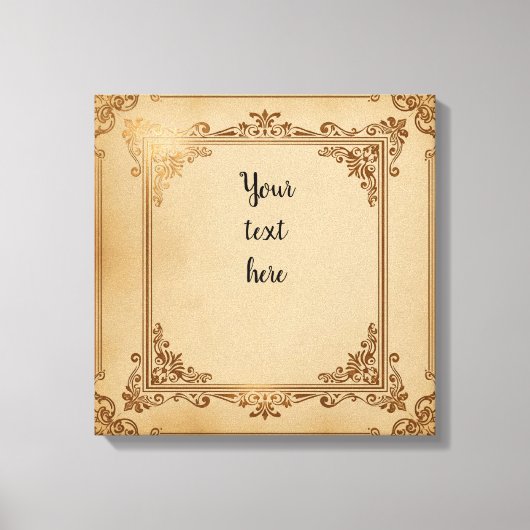 "Definieren Sie Ihr Vermächtnis" - Benutzerdefinie Leinwanddruck (Vorderseite)