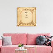 "Definieren Sie Ihr Vermächtnis" - Benutzerdefinie Leinwanddruck (Insitu (Wohnzimmer))