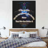 Definieren Sie Ihr Ziel II-Leinwand Leinwanddruck (Insitu (Schlafzimmer))