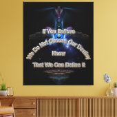 Definieren Sie Ihr Ziel II-Leinwand Leinwanddruck (Insitu (Wohnzimmer))