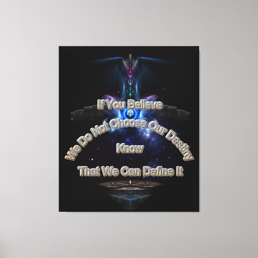 Definieren Sie Ihr Ziel II-Leinwand Leinwanddruck (Vorderseite)