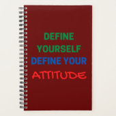 Definieren Sie Ihre eigene Einstellung Planer (Vorderseite)