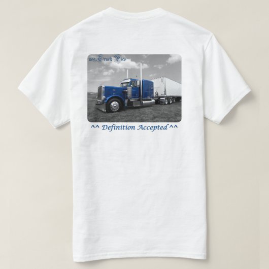 Definieren Sie Peterbilt 359 T-Shirt (Design Rückseite)