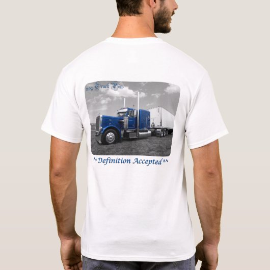 Definieren Sie Peterbilt 359 T-Shirt (Rückseite)