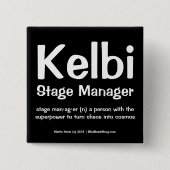 Definieren Sie sich u. Ihren Job-Knopf Button (Vorderseite)