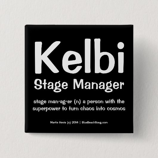 Definieren Sie sich u. Ihren Job-Knopf Button (Vorderseite)