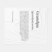 Definiert Ihren eigenen Spaß Personalisiert Fleecedecke (Vorderseite (Horizontal))