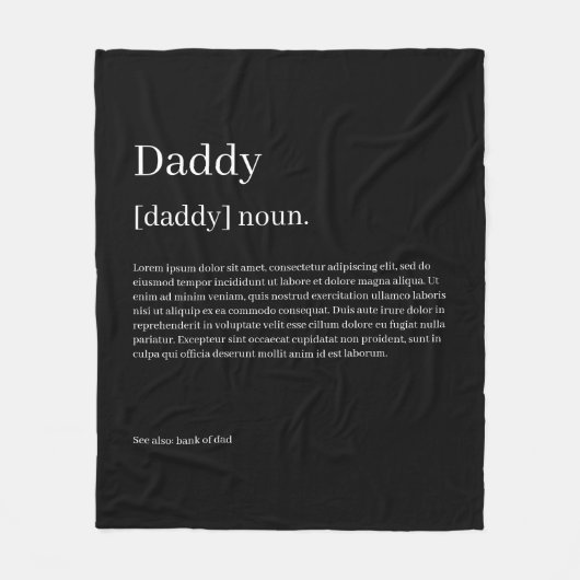 Definiert Ihren eigenen Spaß Personalisiert Fleecedecke (Vorderseite)