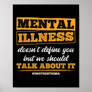 Definiert man nicht, dass man das Stigma der psych Poster
