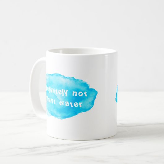 Definitely not paint water kaffeetasse (Vorderseite Links)