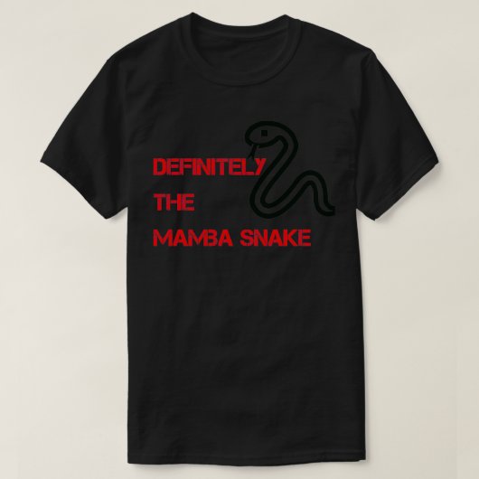 Definitely the Mamba T-Shirt (Design vorne)