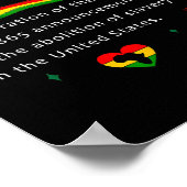 Definition Black African American Men W Poster (Ecke)