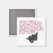 Definition: Blockiermagnet Magnet (Vorderseite/Rückseite)