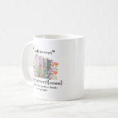 Definition "Booktrovert" Kaffeetasse (Vorderseite Links)