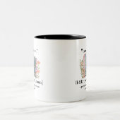 Definition "Booktrovert" Zweifarbige Tasse (Mittel)