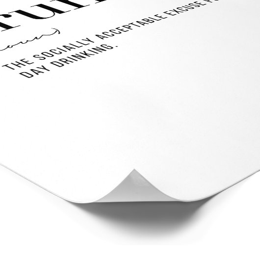 Definition Brunch Poster (Ecke)