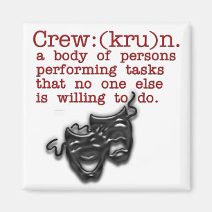 Definition:  Crew-Magnet Magnet