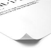 Definition Dankbarkeit Poster (Ecke)