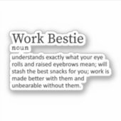 Definition der Arbeitsschwerpunkte, Geschenk für e Aufkleber (Vorderseite)