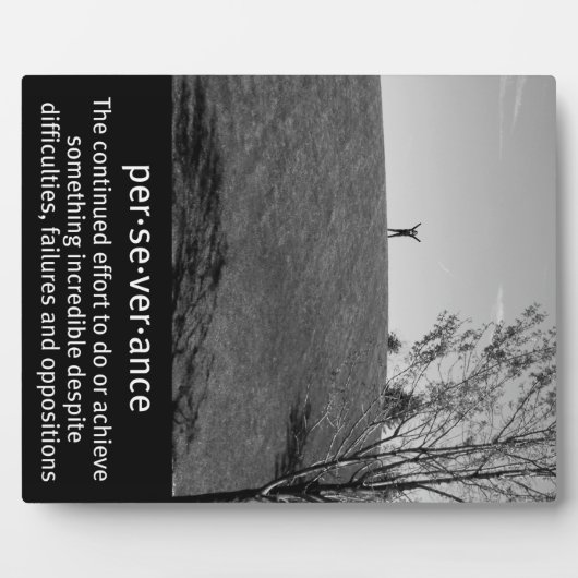 Definition der Ausdauer Fotoplatte (Vorderseite)