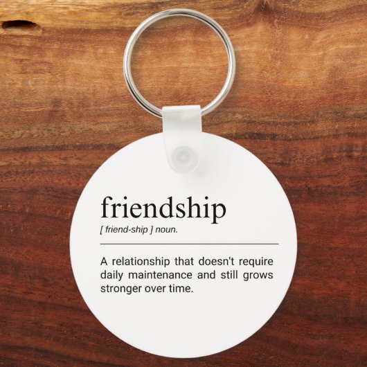 Definition der besten Freundschaften Schlüsselanhänger (Vorderseite)