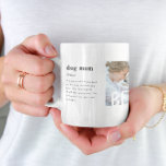 Definition der besten Hunde-Mama | Drei Foto Kaffeetasse<br><div class="desc">Moderne 3 Foto Collage Tasse. Eine süße Definition dessen, was eine Hundemutter ist, mit Raum für individuelle Nachrichten. Dieser personalisierte Schlamm ist ein perfektes Geschenk für die Hundemutter in Ihrem Leben! Spaß, einfach und einzigartig - macht ein großartiges Geschenk für Geburtstage, Ferien und neue Haustiere. Hundemütter gehören zu den besten...</div>