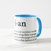 Definition der Bibliothekarität Tasse (VorderseiteRechts)