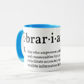 Definition der Bibliothekarität Tasse (Vorderseite Links)