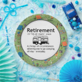 Definition der Camping-Rente Pappteller (Party)