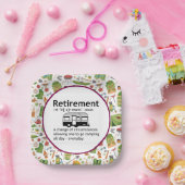 Definition der Camping-Rente Pappteller (Party)