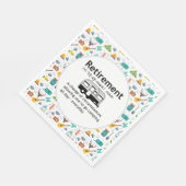 Definition der Camping-Rente Serviette (Ecke)