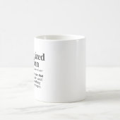 Definition der dekolonialisierten Bildung Kaffeetasse (Mittel)