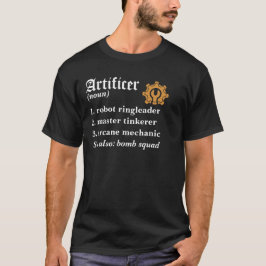 Definition der Dungeons & Dragons Artificer-Klasse T-Shirt