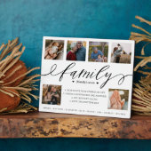 Definition der Familie Custom Foto Collage Keepake Fotoplatte (Seite)