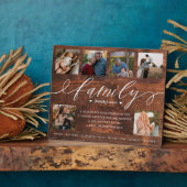 Definition der Familie Custom Foto Collage Keepake Fotoplatte (Seite)