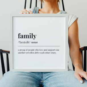 Definition der Familie Poster