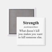 Definition der Festigkeit Magnet (Vorderseite/Rückseite)