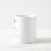 Definition der Hebamme, Geschenk der Hebamme, Kaffeetasse (Mittel)