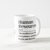 Definition der Humanressourcen Kaffeetasse (VorderseiteRechts)