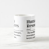 Definition der Humanressourcen Kaffeetasse (Mittel)