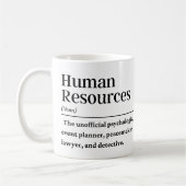 Definition der Humanressourcen Kaffeetasse (Links)