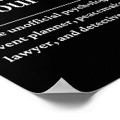 Definition der Humanressourcen Poster (Ecke)