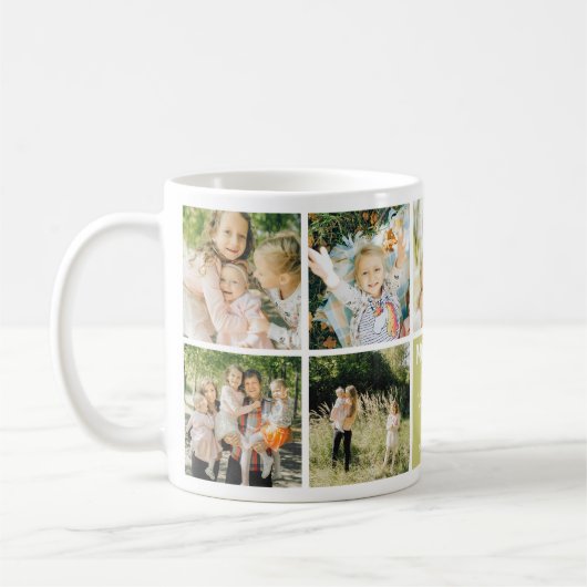 Definition der individuell anpassbaren Fotocollage Kaffeetasse (Links)