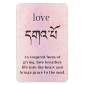 Definition der Liebe Magnet (Vertikal)