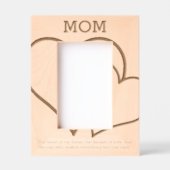 Definition der Mama für Muttertag Geätzte Rahmen (Vorderseite)