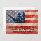 Definition der Männer der Mörderarmee Postkarte (Vorne/Hinten)