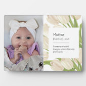 Definition der Mutter Fotoplatte (Vorderseite)