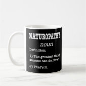 Definition der Naturheilkunde Kaffeetasse (Links)