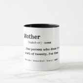 Definition der Schwarzen Schriftzeichen von Mutter Tasse (Zentrum)